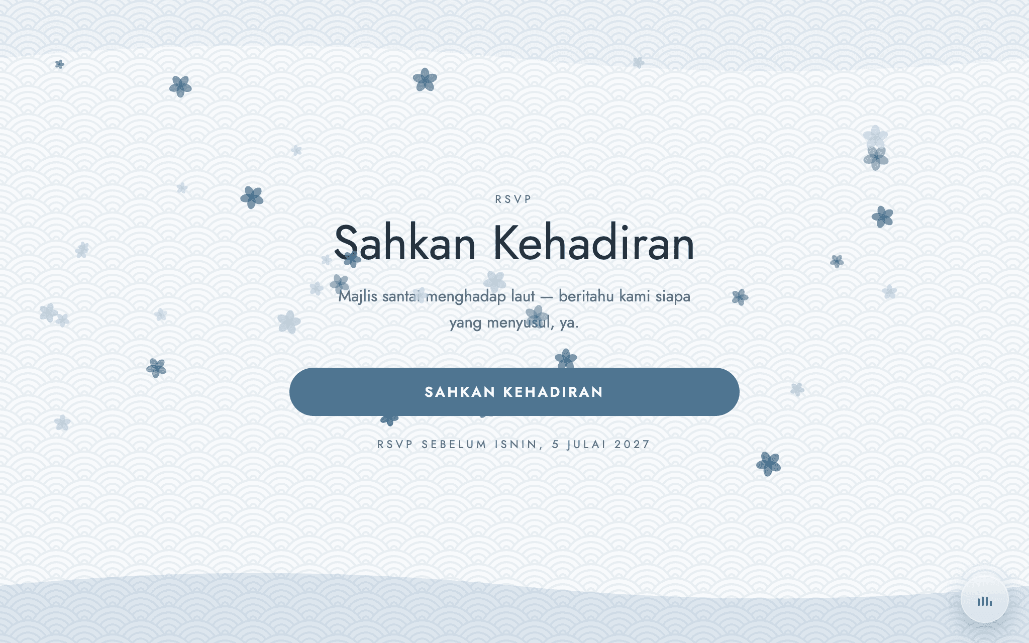 Biru Kabus e-Kad look on a desktop screen